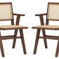 Safavieh Hattie French Cane Arm Chair Set Of 2 | Dining Chairs | Modishstore - 13