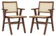 Safavieh Hattie French Cane Arm Chair Set Of 2 | Dining Chairs | Modishstore - 13