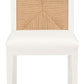 Safavieh Emilio Woven Dining Chair Set Of 2 - White | Dining Chairs | Modishstore - 3