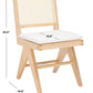 Safavieh Colette Rattan Dining Chair Set Of 2 - Natural | Dining Chairs | Modishstore - 6
