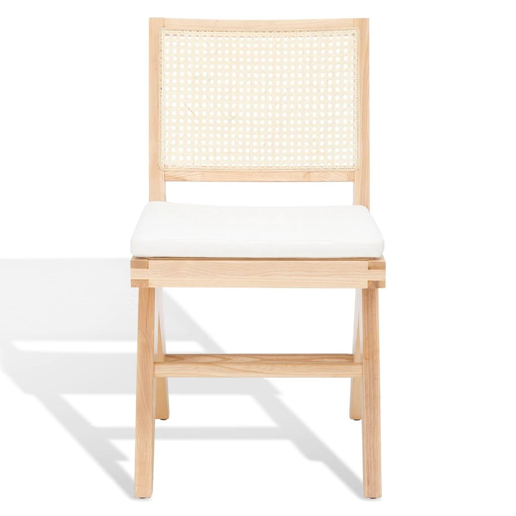Safavieh Colette Rattan Dining Chair Set Of 2 - Natural | Dining Chairs | Modishstore - 8