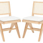 Safavieh Colette Rattan Dining Chair Set Of 2 - Natural | Dining Chairs | Modishstore - 2