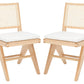 Safavieh Colette Rattan Dining Chair Set Of 2 - Natural | Dining Chairs | Modishstore - 2