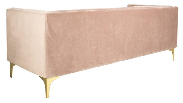 Safavieh Florentino Tufted Sofa - Pale Mauve | Sofas | Modishstore - 4