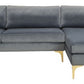 Safavieh Brayson Chaise Sectional Sofa - Dusty Blue | Sectional | Modishstore - 2
