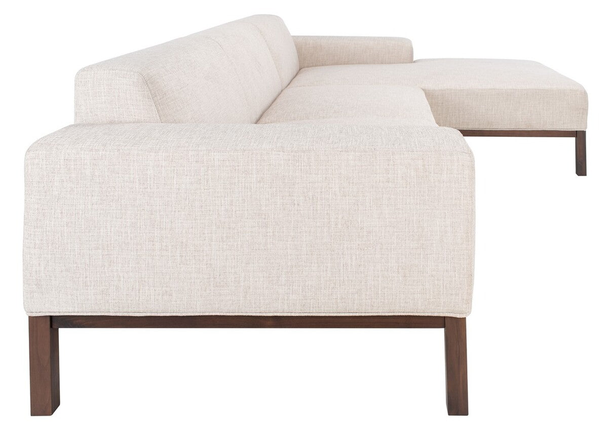 Safavieh Dove Mid-Century Sectional - Oatmeal | Sectional | Modishstore - 4