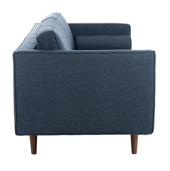 Safavieh Hurley Mid-Century Sofa - Dark Blue | Sofas | Modishstore - 4