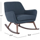 Safavieh Mack Mid-Century Rocking Chair | Rocking Chairs | Modishstore - 10