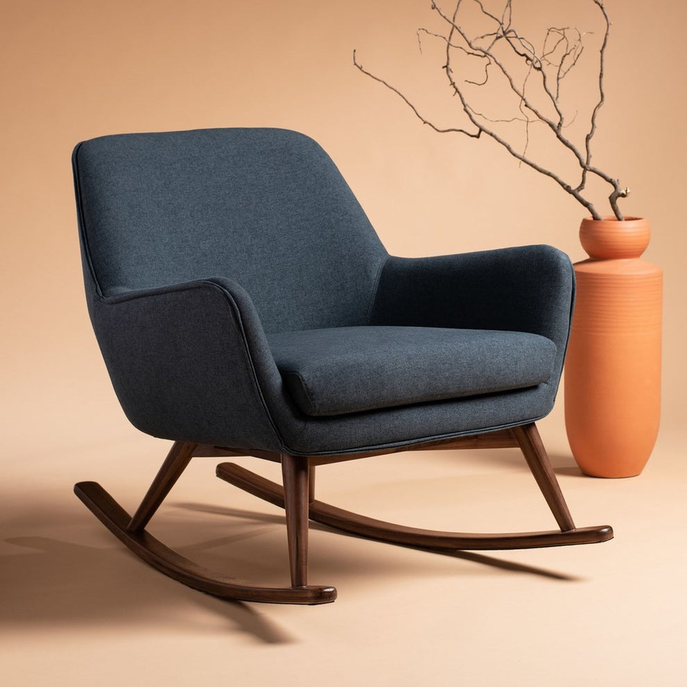 Safavieh Mack Mid-Century Rocking Chair | Rocking Chairs | Modishstore - 6