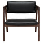 Safavieh Ìäclair Midcentury Leather Chair | Accent Chairs | Modishstore - 5