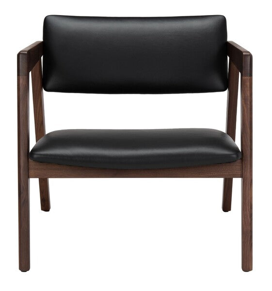 Safavieh Ìäclair Midcentury Leather Chair | Accent Chairs | Modishstore - 5