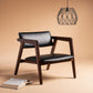 Safavieh Ìäclair Midcentury Leather Chair | Accent Chairs | Modishstore