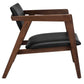 Safavieh Ìäclair Midcentury Leather Chair | Accent Chairs | Modishstore - 3