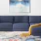 Safavieh Ludovic Contemporary Sofa - Dark Blue | Sectional | Modishstore