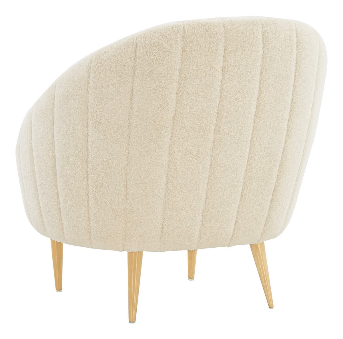 Safavieh Razia Channel Tufted Tub Chair | Accent Chairs | Modishstore - 3