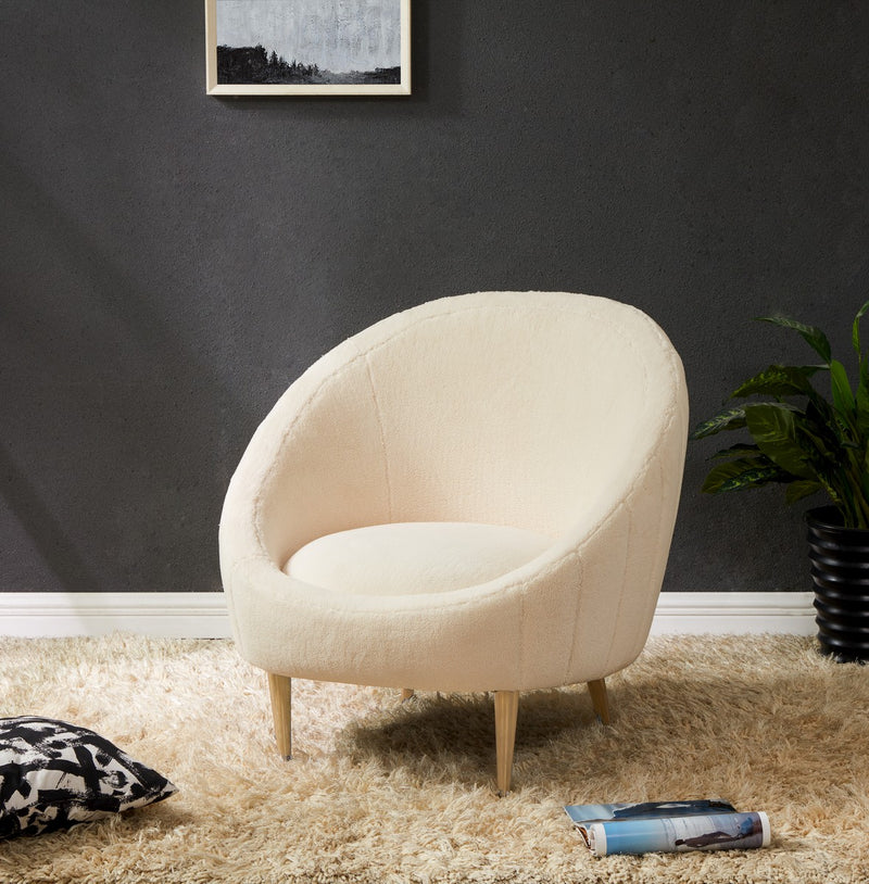 Safavieh Razia Channel Tufted Tub Chair | Accent Chairs | Modishstore
