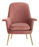 Safavieh Aimee Velvet Arm Chair | Armchairs | Modishstore - 4