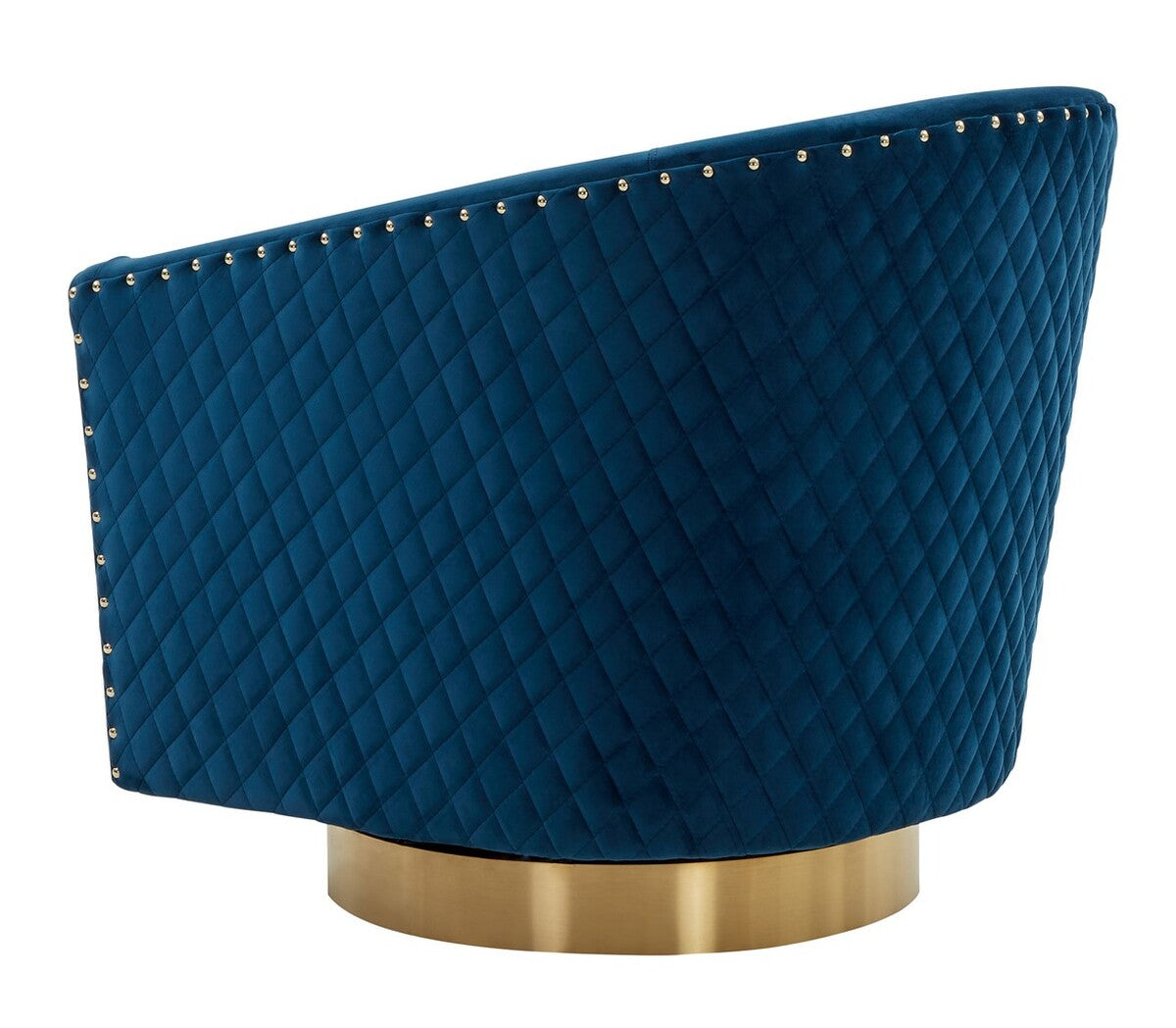 Safavieh Clara Quilted Swivel Tub Chair | Accent Chairs | Modishstore - 9