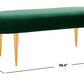 Safavieh Corinne Oval Bench - Emerald | Benches | Modishstore - 3