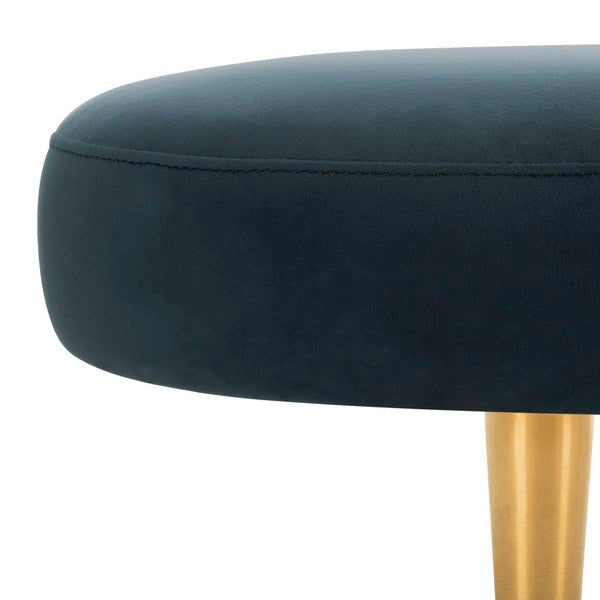 Safavieh Corinne Oval Bench - Navy | Benches | Modishstore - 5