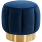 Safavieh Maxine Channel Tufted Otttoman - Navy | Ottomans | Modishstore - 2
