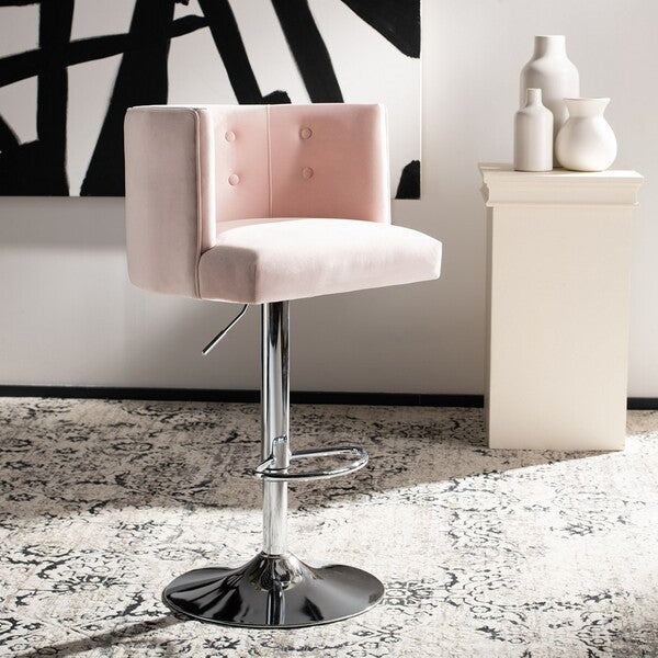 Safavieh Zayna Adjustable Barstool | Bar Stools | Modishstore