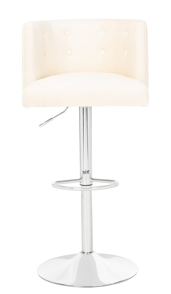 Safavieh Zayna AdjusTable Barstool - Creme | Bar Stools | Modishstore - 2