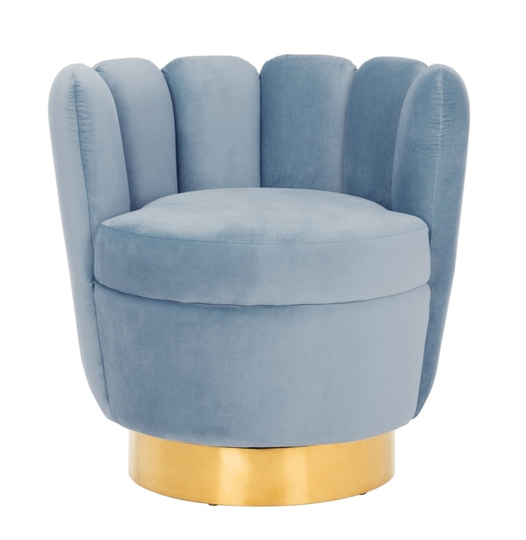Safavieh Arrow Swivel Velvet Chair | Accent Chairs | Modishstore - 7