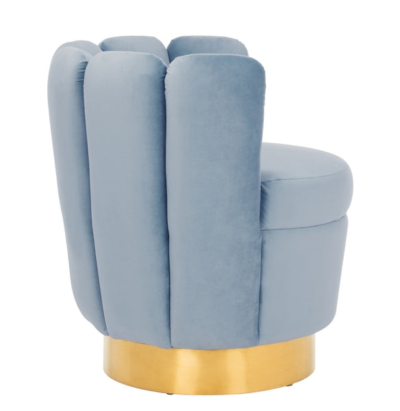 Safavieh Arrow Swivel Velvet Chair | Accent Chairs | Modishstore - 9