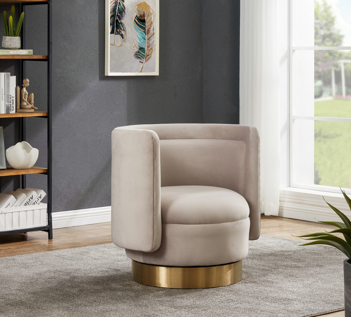 Safavieh Brynlee Swivel Accent Chair | Accent Chairs | Modishstore - 6