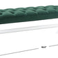 Safavieh Tourmaline Acrylic Bench - Forest Green | Benches | Modishstore - 3
