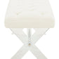 Safavieh Tourmaline Acrylic Bench - Ivory | Benches | Modishstore - 3