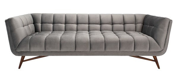 Safavieh Onyx Mid-Century Tufted Sofa - Dark Gray | Sofas | Modishstore - 2
