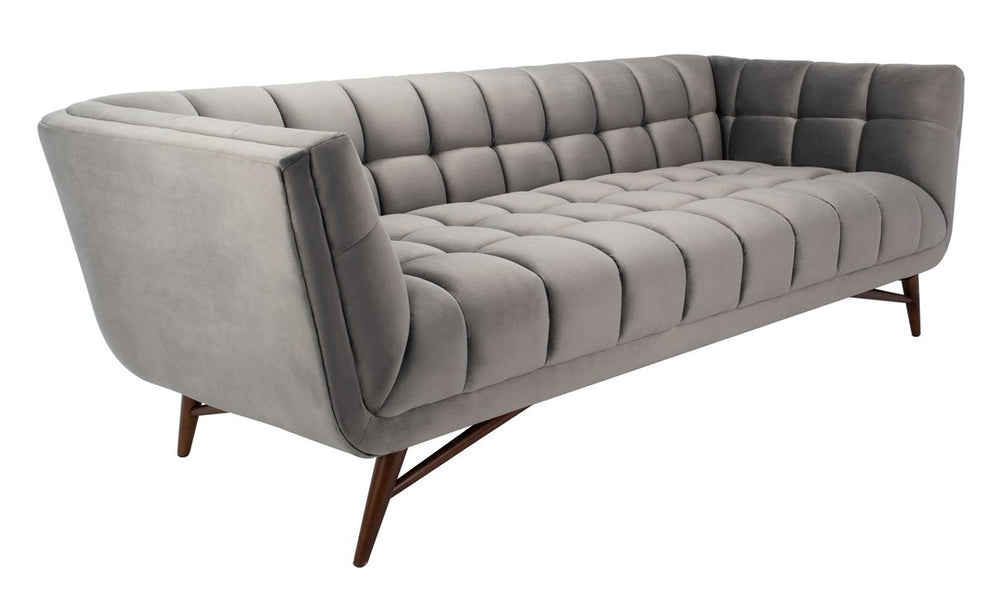 Safavieh Onyx Mid-Century Tufted Sofa - Dark Gray | Sofas | Modishstore - 3
