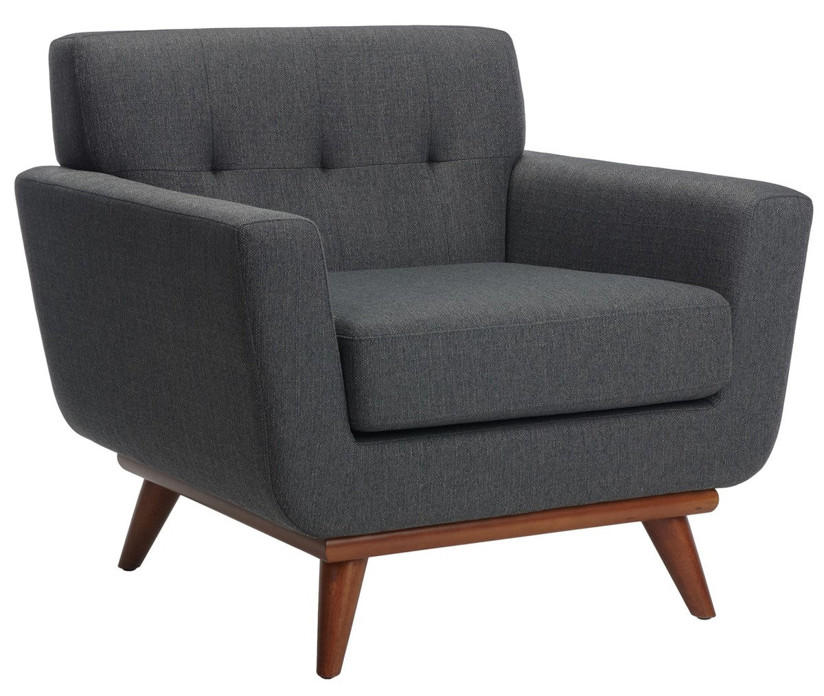 Safavieh Opal Linen Tufted Arm Chair | Armchairs | Modishstore - 5