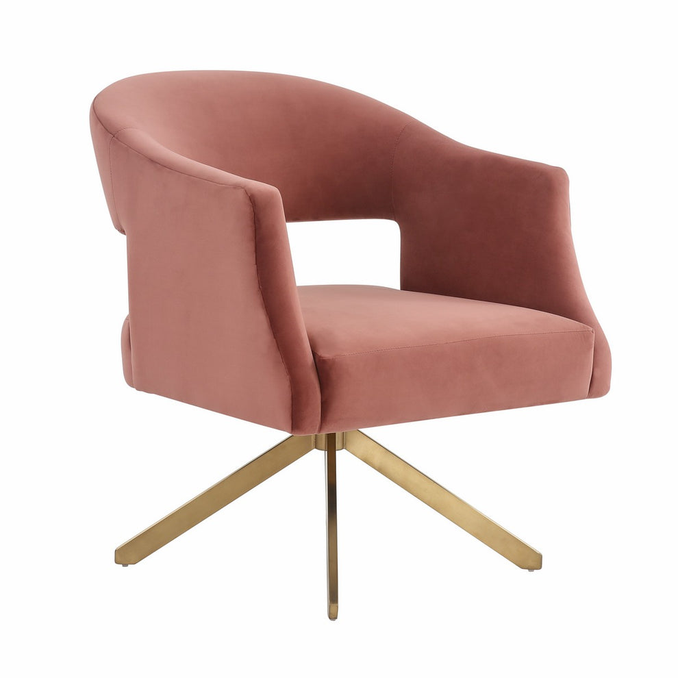 Safavieh Quartz Swivel Accent Chair | Accent Chairs | Modishstore - 4