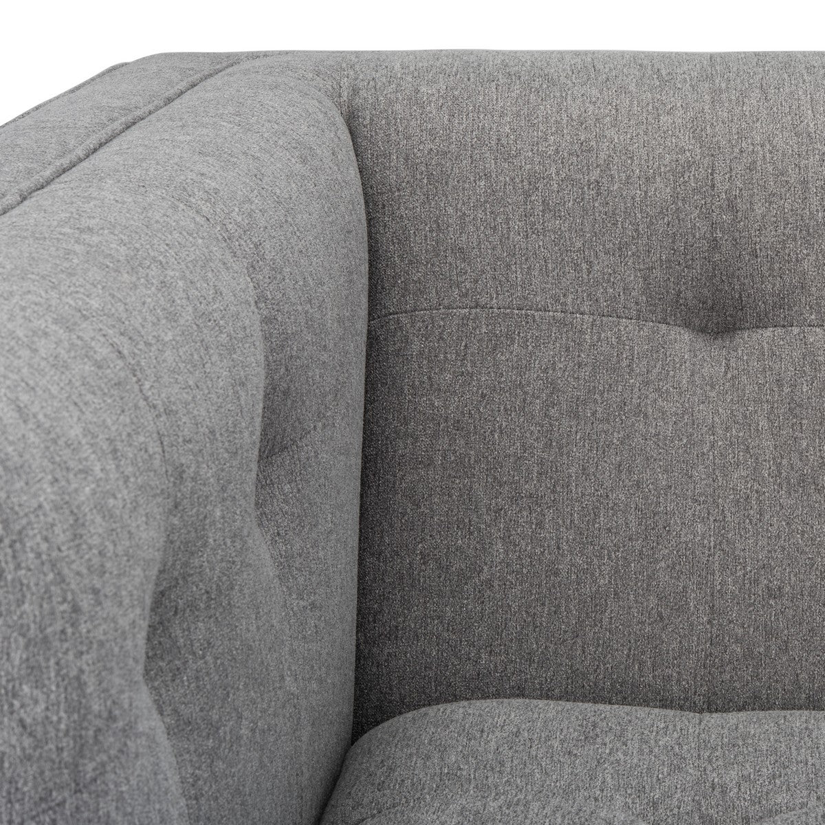 Safavieh Garnet Linen Tufted Arm Chair | Armchairs | Modishstore - 3