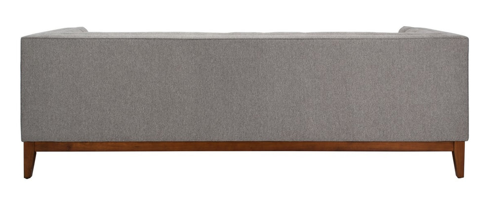 Safavieh Garnet Linen Tufted Sofa - Light Gray | Sofas | Modishstore - 5