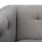 Safavieh Garnet Linen Tufted Sofa - Light Gray | Sofas | Modishstore - 4