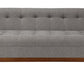 Safavieh Garnet Linen Tufted Sofa - Light Gray | Sofas | Modishstore - 2