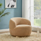 Safavieh Flynn Faux Lamb Wool Swivel Ch | Accent Chairs | Modishstore - 6