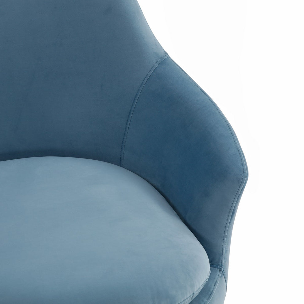 Safavieh Citrine Velvet Swivel Chair | Accent Chairs | Modishstore - 2