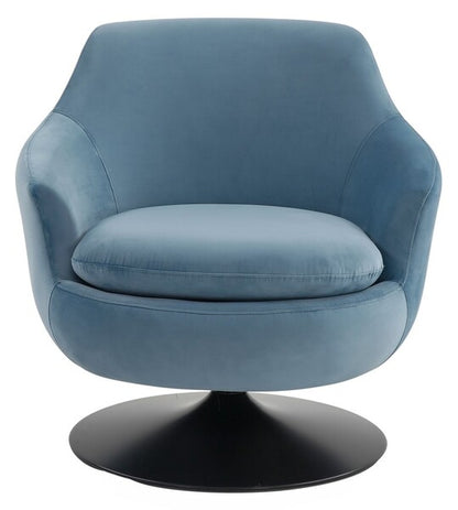 Safavieh Citrine Velvet Swivel Chair | Accent Chairs | Modishstore - 3