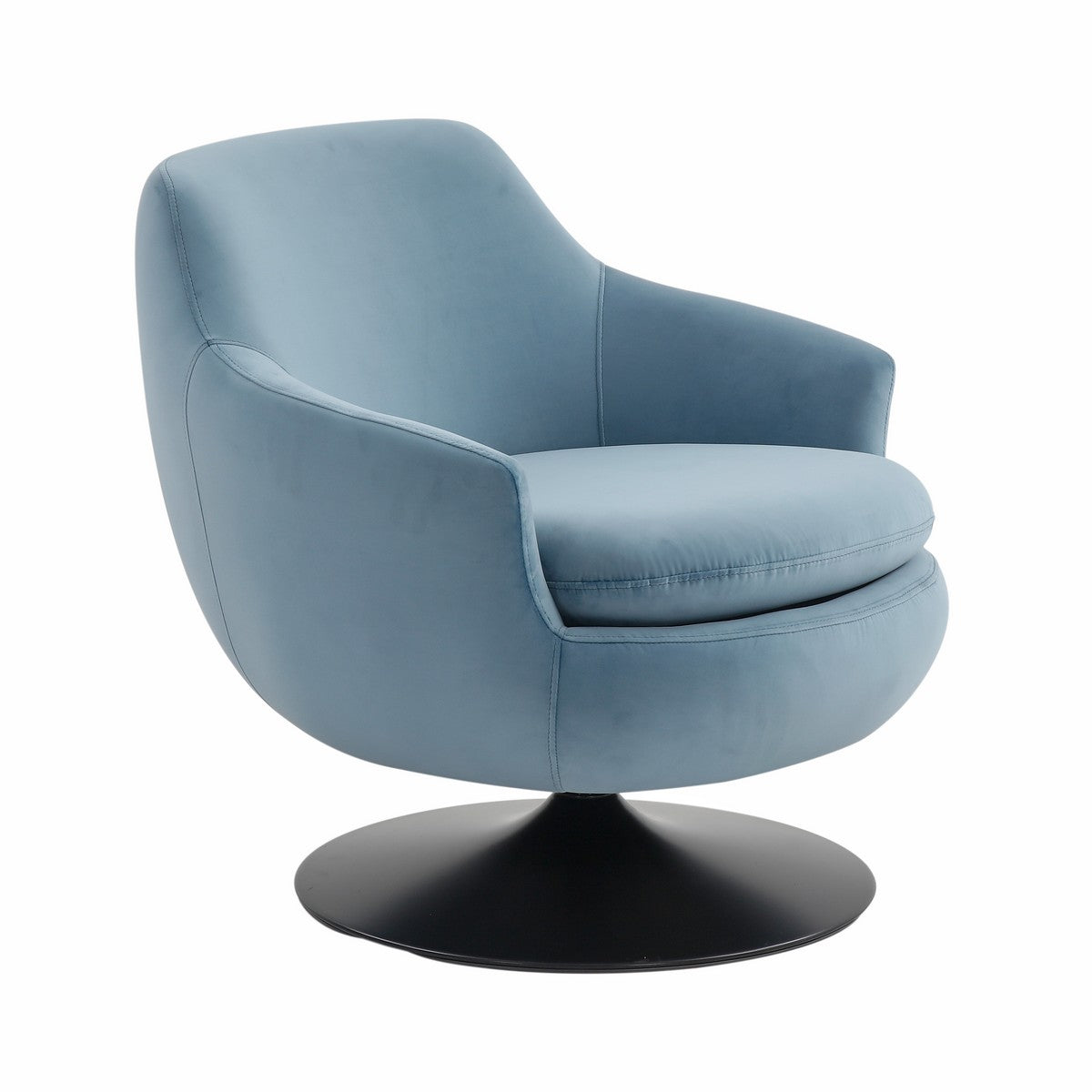 Safavieh Citrine Velvet Swivel Chair | Accent Chairs | Modishstore - 4