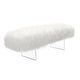 Safavieh Lilliana Sheepskin Bench | Benches | Modishstore - 8