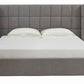 Safavieh Emerson Grid Tufted Bed - Light Gray | Beds | Modishstore - 2