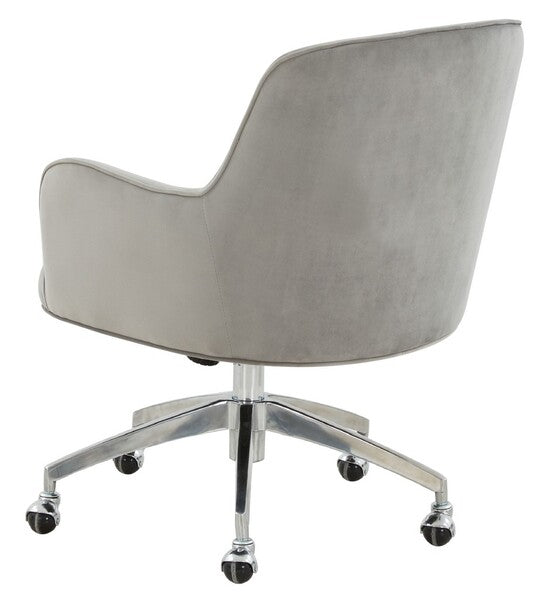 Safavieh Kierstin AdjusTable Desk Chair - Light Gray | Office Chairs | Modishstore - 5
