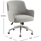 Safavieh Kierstin AdjusTable Desk Chair - Light Gray | Office Chairs | Modishstore - 3