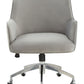 Safavieh Kierstin AdjusTable Desk Chair - Light Gray | Office Chairs | Modishstore - 2