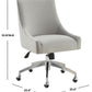 Safavieh Jakob AdjusTable Desk Chair - Light Gray | Office Chairs | Modishstore - 3